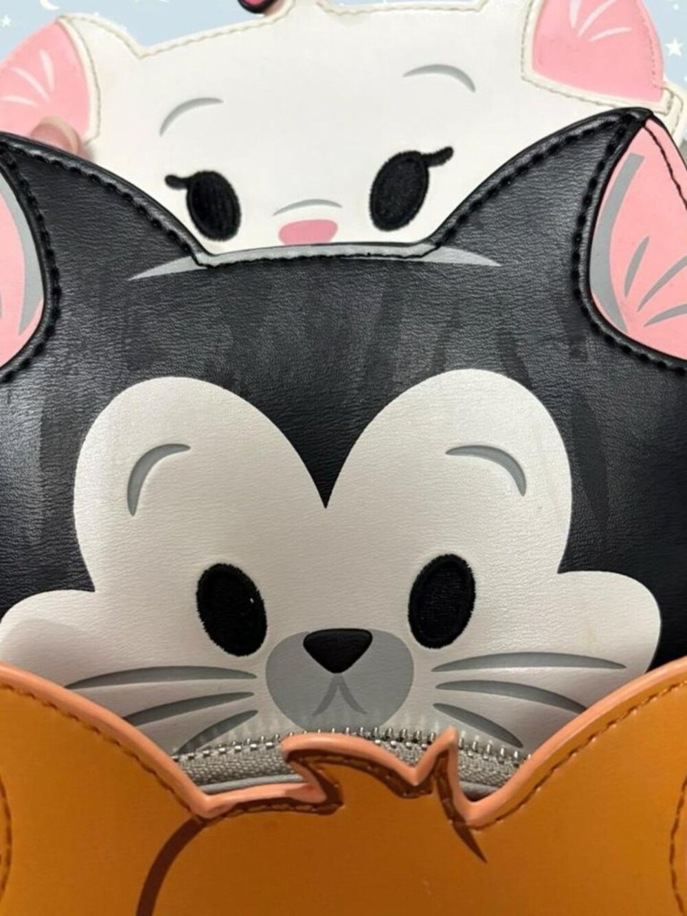 Loungefly Disney Parks Aristocats Marie Figaro Oliver Kitten Stack mini backpack - Picture 8 of 8